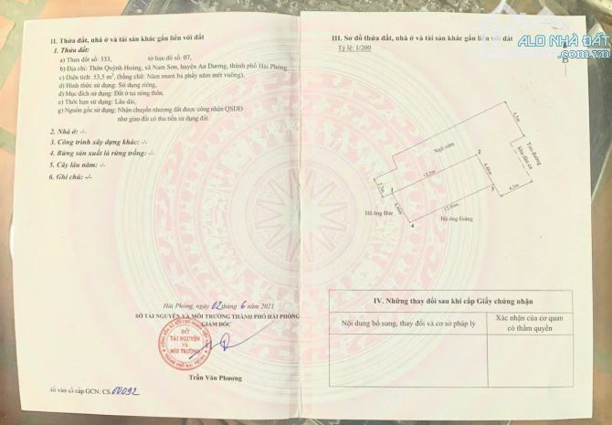 Đất 2,0x tỷ Lô góc tại Chung cư Quỳnh Hoàng, Nam Sơn đường 8m
