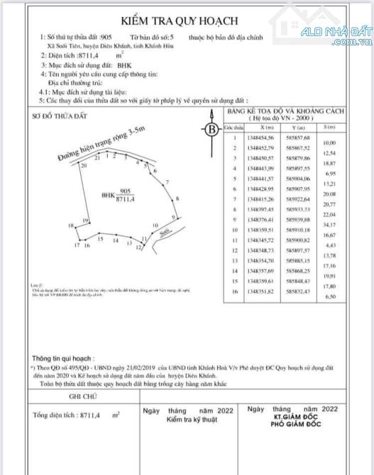 Bán đất vườn Suối Tiên, Diên Khánh. Giá 350k/m2