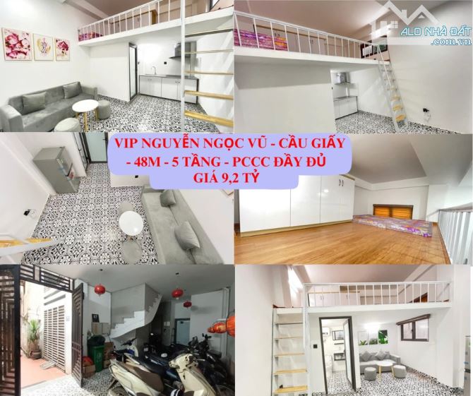 BÁN GẤP NHÀ NGUYỄN NGỌC VŨ – CẦU GIẤY.  48m² - mặt tiền rộng thoáng - 5 tầng - giá 9.2 tỷ
