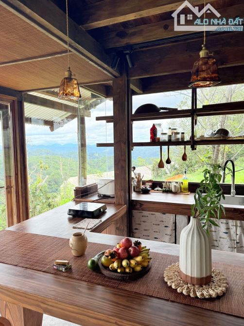 BÁN ĐẤT CÓ NHÀ GỖ SIÊU XINH VIEW THÔNG, SĂN MÂY 1200M2 SR GIÁ CHỈ 3 TỶ