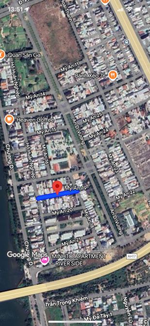 Bán 2 lô đất liền kề tặng nhà C4 MT Mỹ An 19 _ Ngũ Hành Sơn_ 200m2 _ 25.9 tỷ.