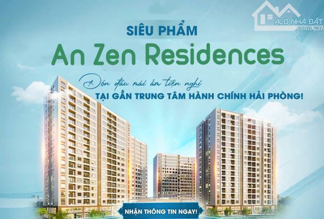 Bán căn hộ 2PN, 2WC tại An Zen Residence diện tích 67,75m2 giá chỉ 2,1 tỉ