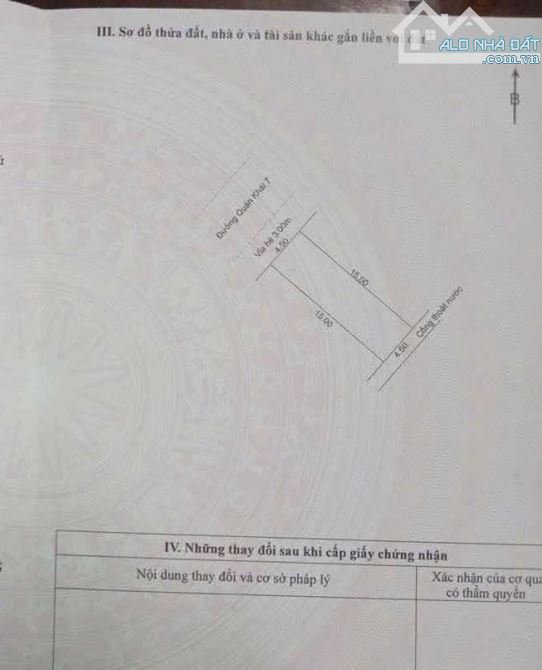 LÔ ĐẤT ĐỐI DIỆN CÔNG VIÊN - QUÁN KHÁI 7 - KHU DÂN CƯ HIỆN HỮU, TIỆN ÍCH ĐẦY ĐỦ