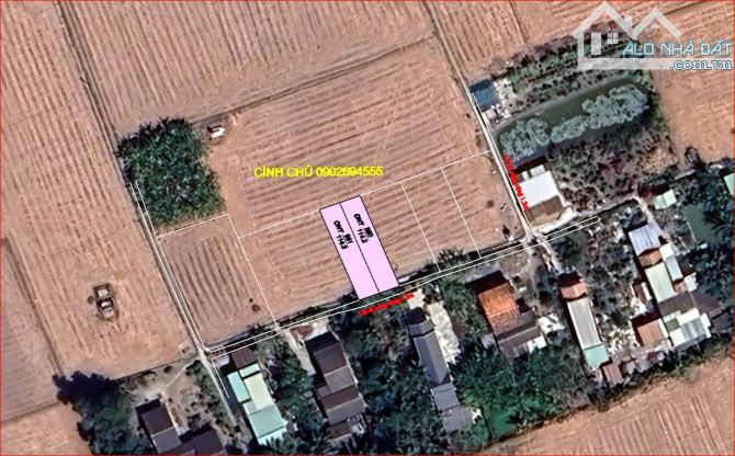 Bán đất chính chủ đất thổ cư sổ hồng riêng giá 430 triệu