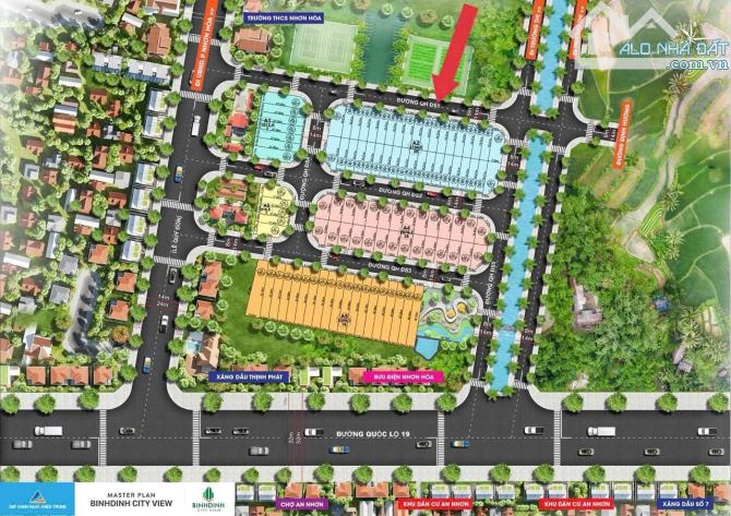 🏠Bán đất dt 102m2 khu vực tân hòa,Phường nhơn hòa, tx an nhơn, Bình Định - 1