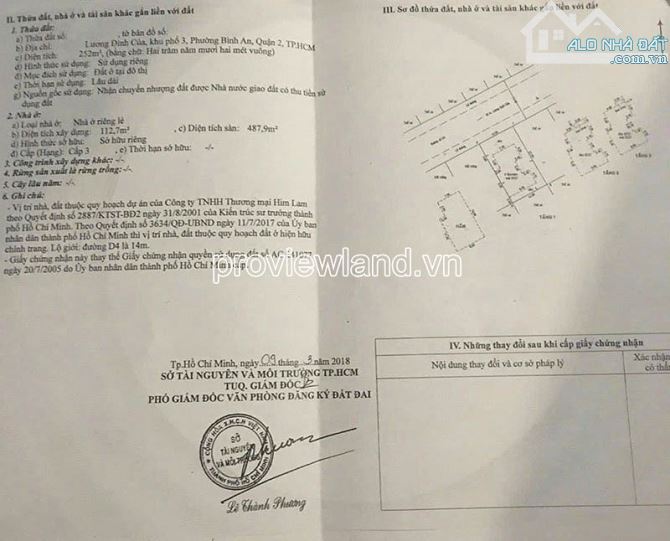 Bán biệt thự đường Lương Định Của, Bình An, Quận 2, 252m2 đất, 3 tầng, 72 tỷ - 1