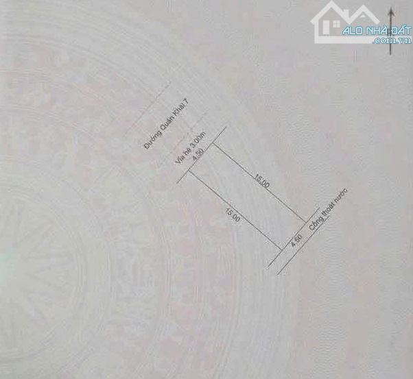 BÁN GẤP LÔ ĐẤT MẶT TIỀN ĐƯỜNG QUÁN KHÁI 7 – ĐỐI DIỆN CÔNG VIÊN - GIÁ 3 TỶ 5 TL - 1