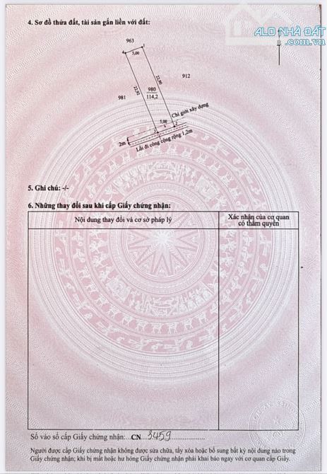 Bán đất chính chủ đất thổ cư sổ hồng riêng giá 430 triệu - 1