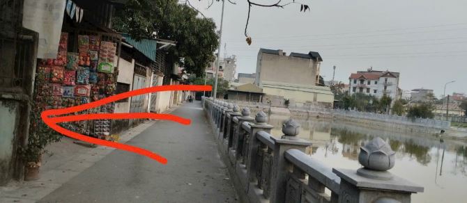 view hồ điều hòa Kim Thiều C,C,,B,an lô đất 80m2 x 5m - giá 2 tỷ xx - 1