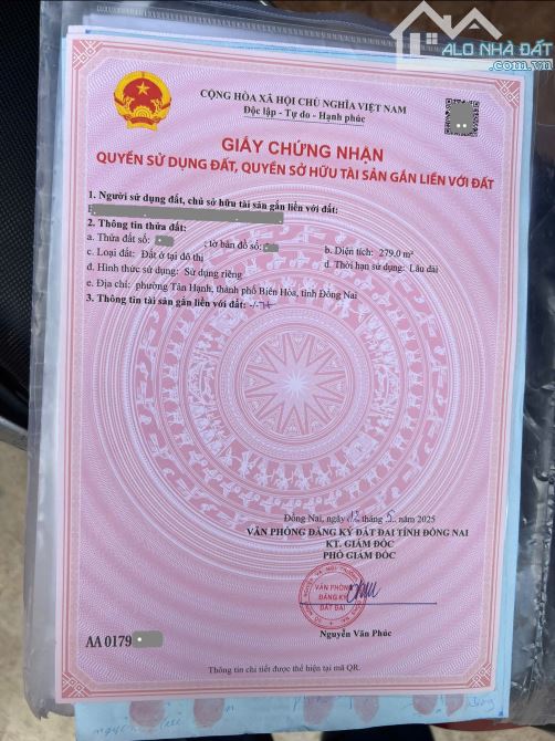 Bán nhà 2,6 tỷ quá rẻ, gần đường Phạm Văn Diêu, p.Tân Hạnh, Tp.Biên Hòa chỉ 2,6 TỷTL M7404 - 19