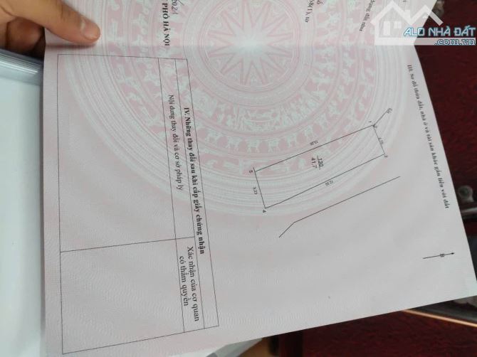 Bán đất Tứ Hiệp, thị trấn Văn Điển _42m2_ lô góc, ngõ thông_ 5.9 tỷ - 2