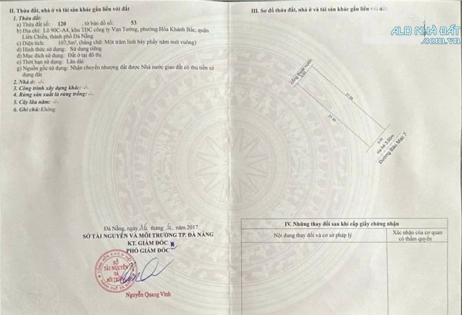 Còn sót lô đất đường Bàu Mạc gần biển vị trí đẹp - 2