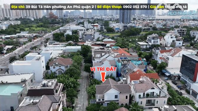 Bán đất mặt tiền đường Bùi Tá Hán phường An Phú quận 2. Diện tích 160m2. Chiều ngang 10m. - 2