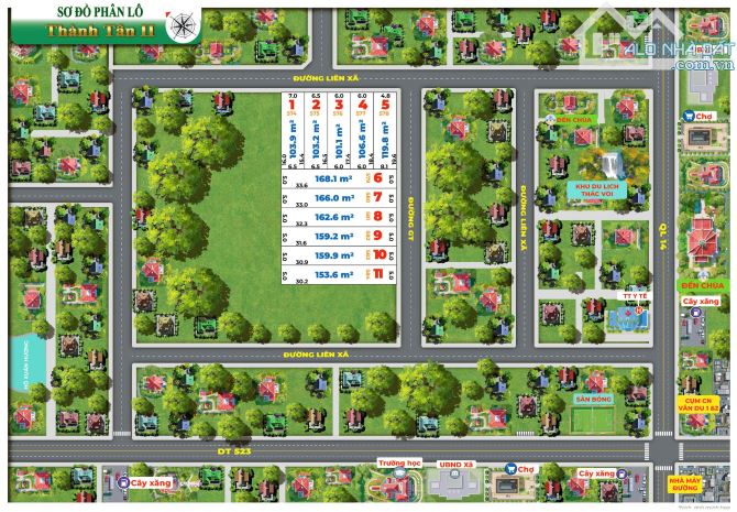 Tặng CHỈ VÀNG khi đặt cọc lô đất 195 triệu 136m2. Sổ đỏ cầm tay. - 2