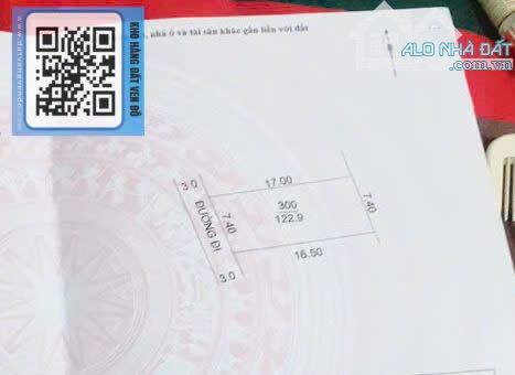 Bán lô đất đẹp 122.9m quảng bị- Hà Nội Giá cực tốt đầu tư - 3