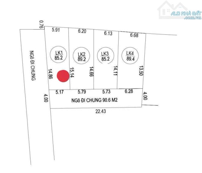 📣 CẦN BÁN LÔ ĐẤT ĐẸP- HUYỆN Mỹ Đức, 85.2m lô góc, gần tỉnh lộ 419 chỉ nhỉnh 1tỷ - 3