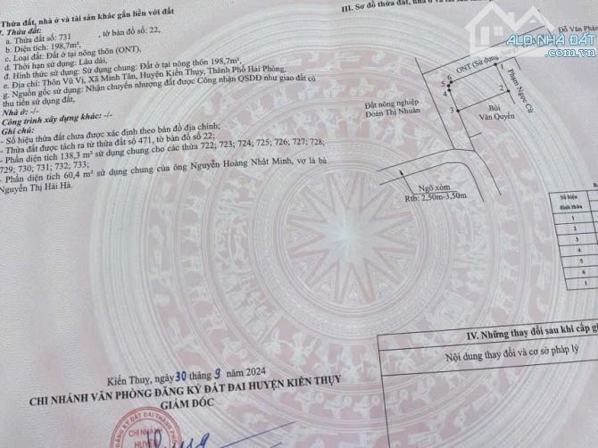Lô góc 60m2 Vũ Vị, Minh Tân, Kiến Thụy gần Ga Nam Hải Phòng - 3