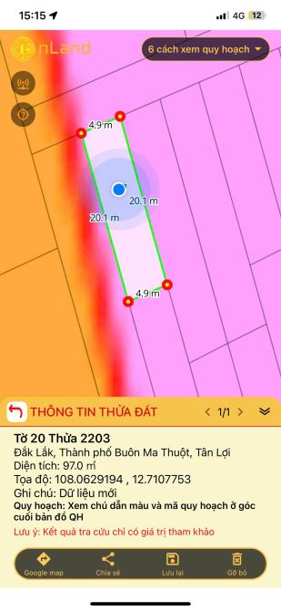 Đất 2 mặt tiền hẻm 127 Nguyễn Hữu Thấu, full thổ cư, giá 3,1 tỷ - 3