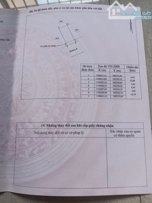 Bán lô đất Tđc Bầu Gáo, Thị Trấn Diên Khánh, pháp lý chuẩn - 4