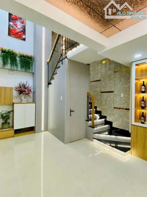 NHÀ  4 TẦNG ĐẸP – ĐƯỜNG SỐ 51 (P.14, GÒ VẤP) –HXH-  7.5 x 5.5m- DTSD 105m² - 5.59 TỶ TL - 4