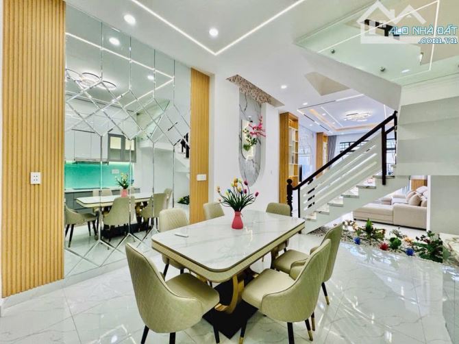 Nhà đẹp Gò Vấp-Hẻm ô tô-Gần Siêu thị EMART-Sát MT Phan Huy Ích-P12-59m2-4x15-4tầng-4PN,5WC - 4