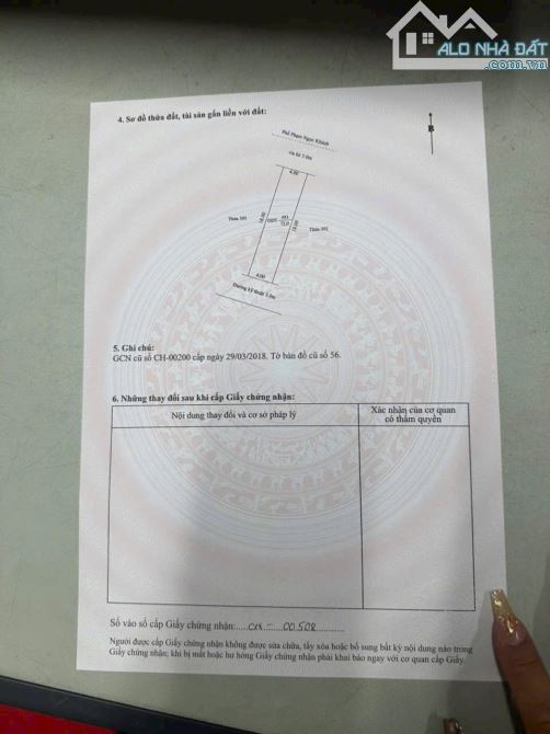 BÁN ĐẤT MẶT PHỐ PHẠM NGỌC KHÁNH - KHU ĐÔNG NAM CƯỜNG - 3