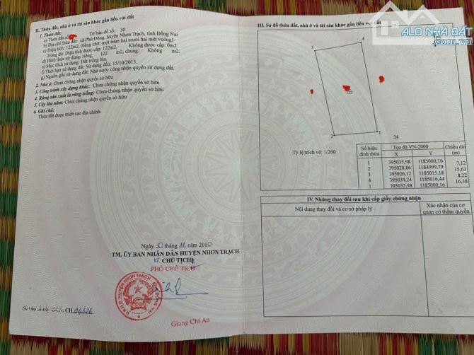 bán gấp 6869m tờ 30 phú đông, nhơn trạch, đất view sông rạch giá 1ty250 1 công - 4
