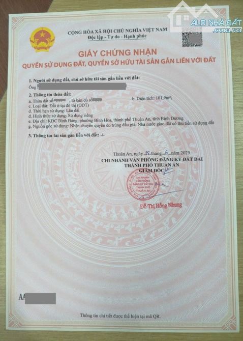 Đất đẹp kdc Bình Hòa gần cổng Vsip 1 và kdc 434 Thuận An - 5