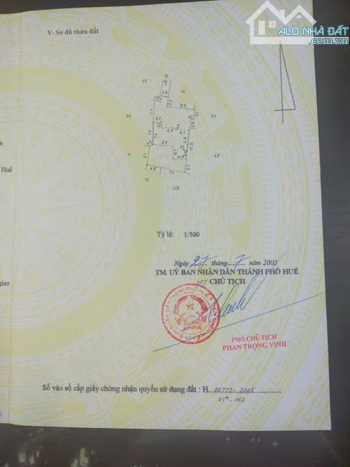 Bán lô đất kiệt Phan Chu Trinh kiệt xe máy trung tâm TP Huế - 7