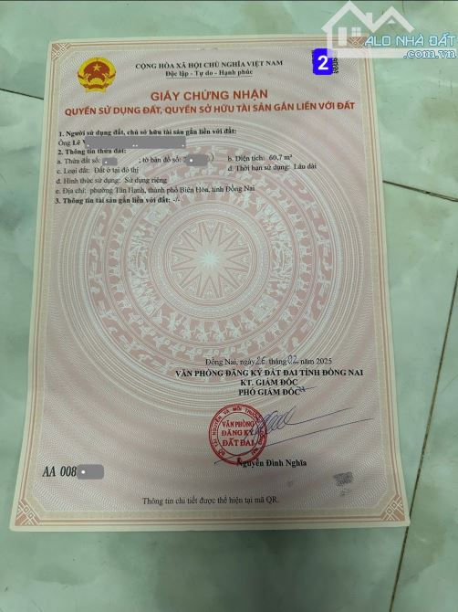 1,75Tỷ/Lô TL🔥Bán 2 Lô đất Ngang 5m, gần đường Phạm Văn Diêu 600m, p.Tân Hạnh, Tp.Biên Hòa - 7