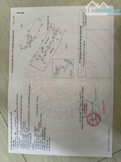 Nhà đã hoàn công full Thổ cư 3,7 TỶ, P Thới Bình, gần vincom Hùng Vương, TP Cần Thơ - 7