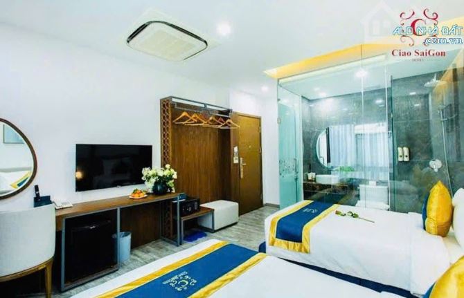 TN 1.5 tỷ/tháng! Bán khách sạn 3 sao cao cấp 2 MT ngay sân bay, Q.TB – hầm 7 tầng - 9