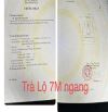 Bán Đất đường Trà Lộ 159 m2 ngang 7m khu tdc tân trà chính chủ