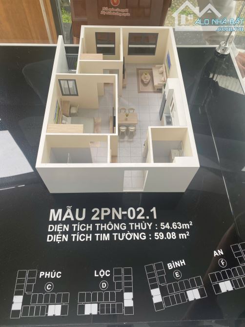 Bán căn hộ 2 phòng ngủ ngay chợ mới Long Thành, Đồng Nai, 1.1 tỷ.