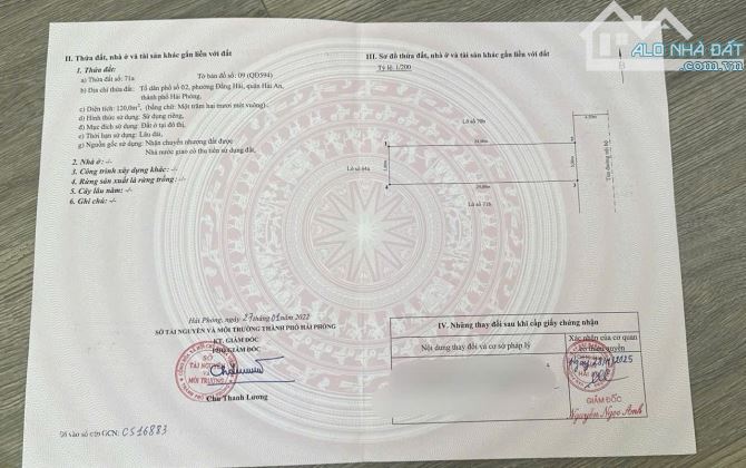 BÁN ĐẤT TĐC ĐỒNG DỨA HẢI PHÒNG