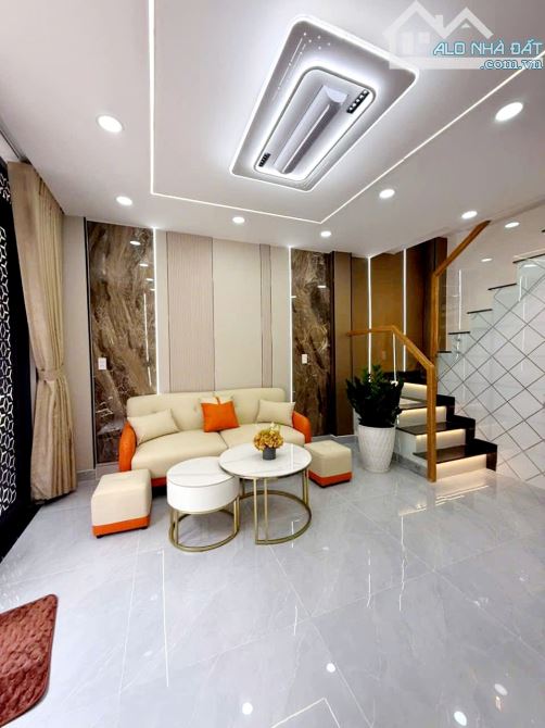 Nhà Gò Vấp 3 tầng hẻm 4m thông ngang khủng 4m1 Quang Trung Phường 10 SHR công nhận đủ