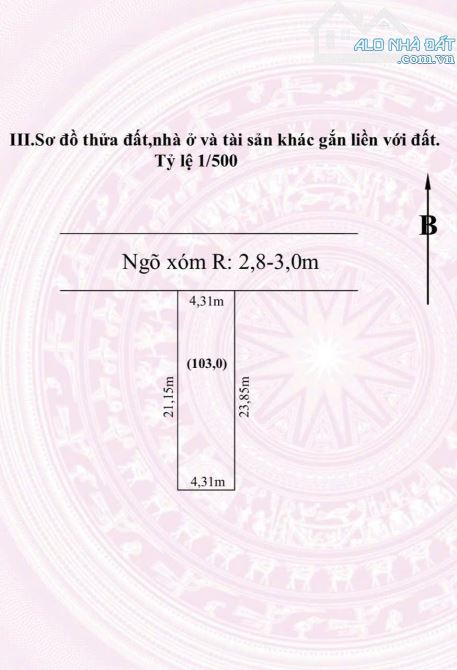 🌅Bán lô 103m trục thông Lâu Làng - Hoa Động - phường Thuỷ Nguyên - Tp Hải Phòng .