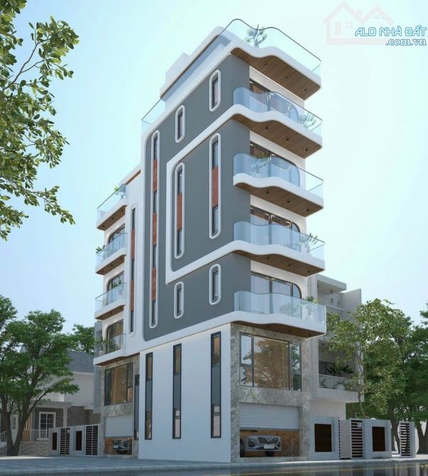 Bán nhà bát khối long biên 79m2 xây 7 tầng thang máy , gara 2 ô tô