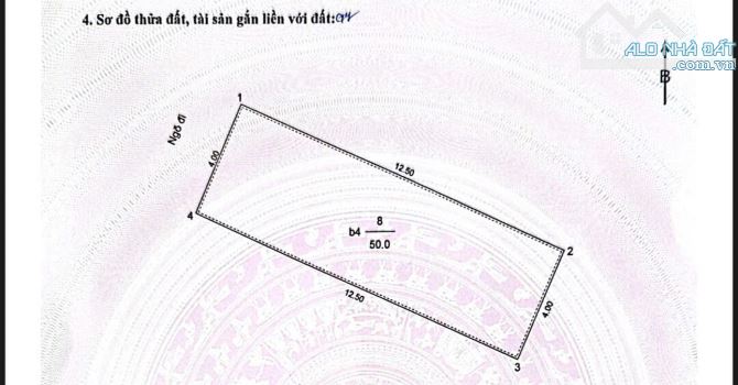 Thông tin thật! Bán mảnh đất măt ngõ Huỳnh Thúc Kháng ô tô tránh 50m*26.2 tỷ. Cần bán gấp