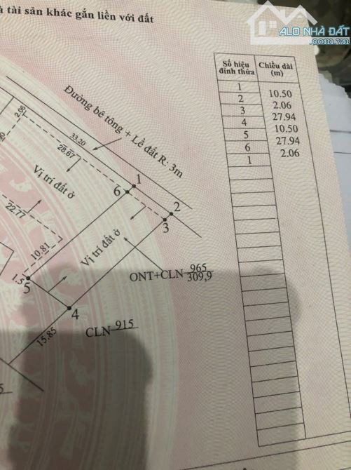 càn bán đất tại xã Đảo Tam Hải