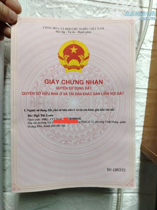Đất sổ đỏ chính chủ 50,4m2 Vân Côn An Khánh Hoài Đức Hà Nội