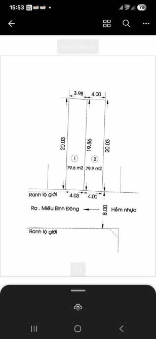 Gấp bán giảm 600 triệu chỉ nhỉnh 13 tỷ - Miếu bình Đông - 160m2 - đường 10m , bao tách lô.