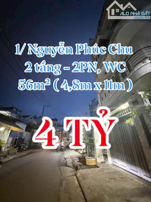 Nhà đẹp, giá rẻ Tân Bình - 1/ Nguyễn Phúc Chu - Chỉ 4 tỷ - 252