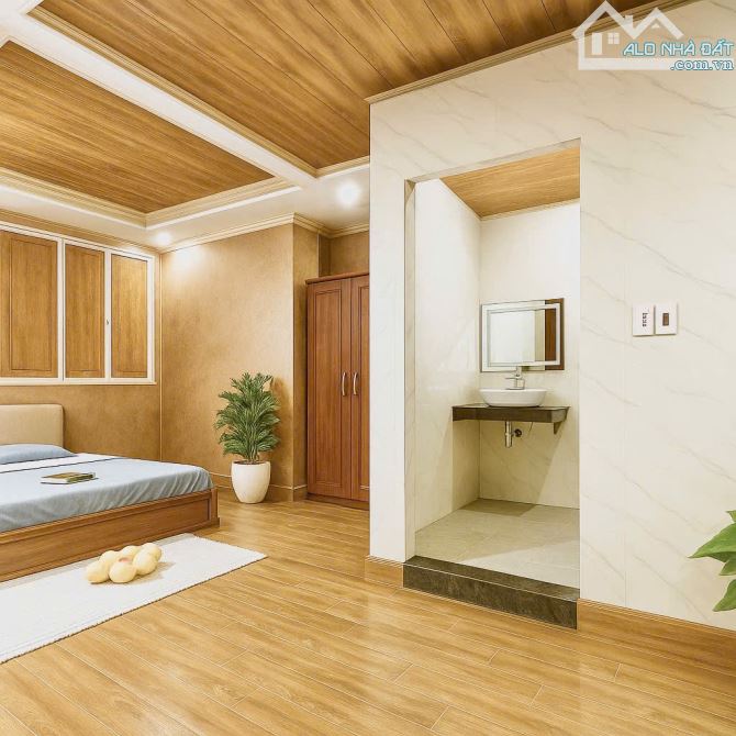 Căn hộ penthouse nguyên tầng riêng có ban công sân vườn