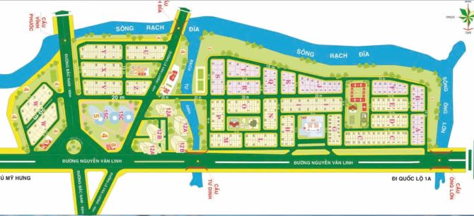 Bán lô đất 314m2 góc view công viên, sông đường số 7 khu Ven Sông Phường Tân Phong Quận 7.