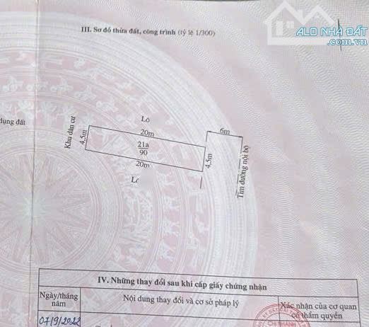 🌈#Bán lô đất đẹp mặt đường Lũng Đông, Đằng Hải, Hải An, Hải Phòng 📌Dtmb: 90m2, ngang 4,5