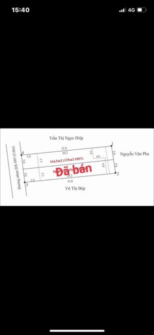 Bán Đất Mặt tiền Dx095 Hiệp An Thủ Dầu Một. DT: 5x32 tổng 164,5m2 có 125m2 thổ cư - 1