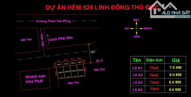 🏡 ĐẤT ĐẸP HƠN 70M²/LÔ – 4 LÔ LIỀN KỀ – RA PHẠM VĂN ĐỒNG 50m – LINH ĐÔNG - 1