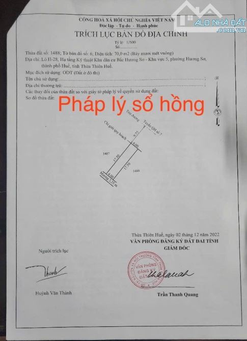 Bán đất KQH Hương Sơ - Trục chính đường 19,5 - xung quanh hàng xóm giàu có - 1