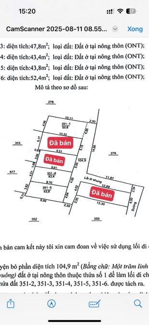 chủ cần tiền gửi bán 50,8m. Mặt tiền 5m nở hậu siêu đẹp. Giáp Vin 2-3., eco , đt 3…. - 1